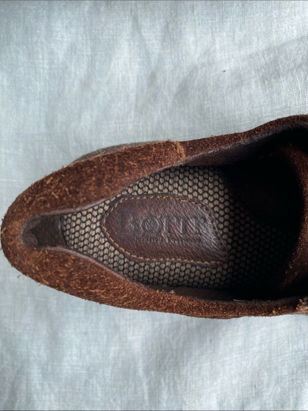 Born brown leather suede Sommer dress sneakers - Picture 15 of 15